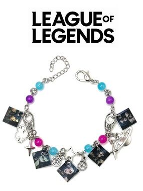 Jinx Charm Bracelet | League of Legends | Arcane Series | Gamer Jewelry